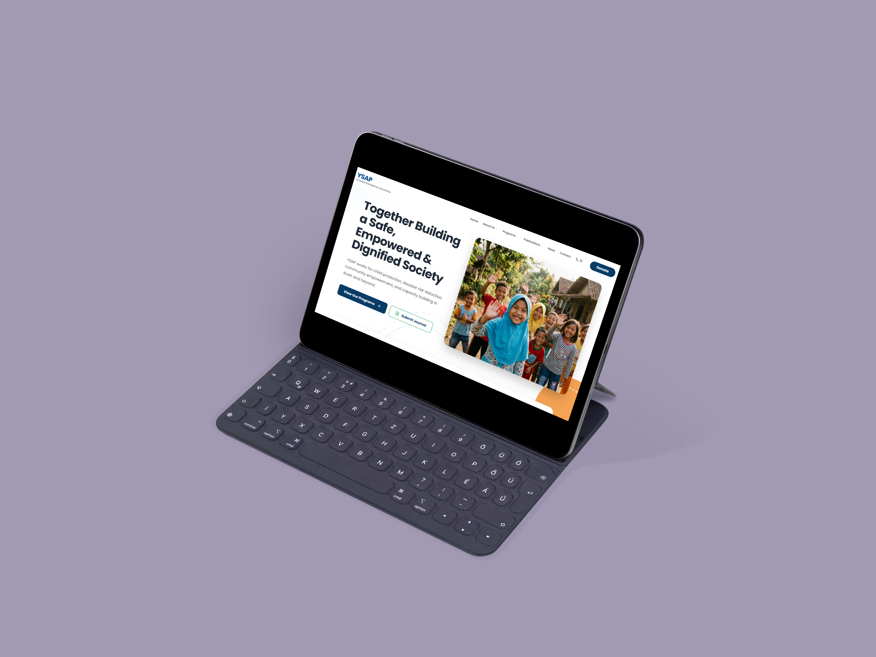 YSAP Company Website – Website Resmi Organisasi Kemanusiaan