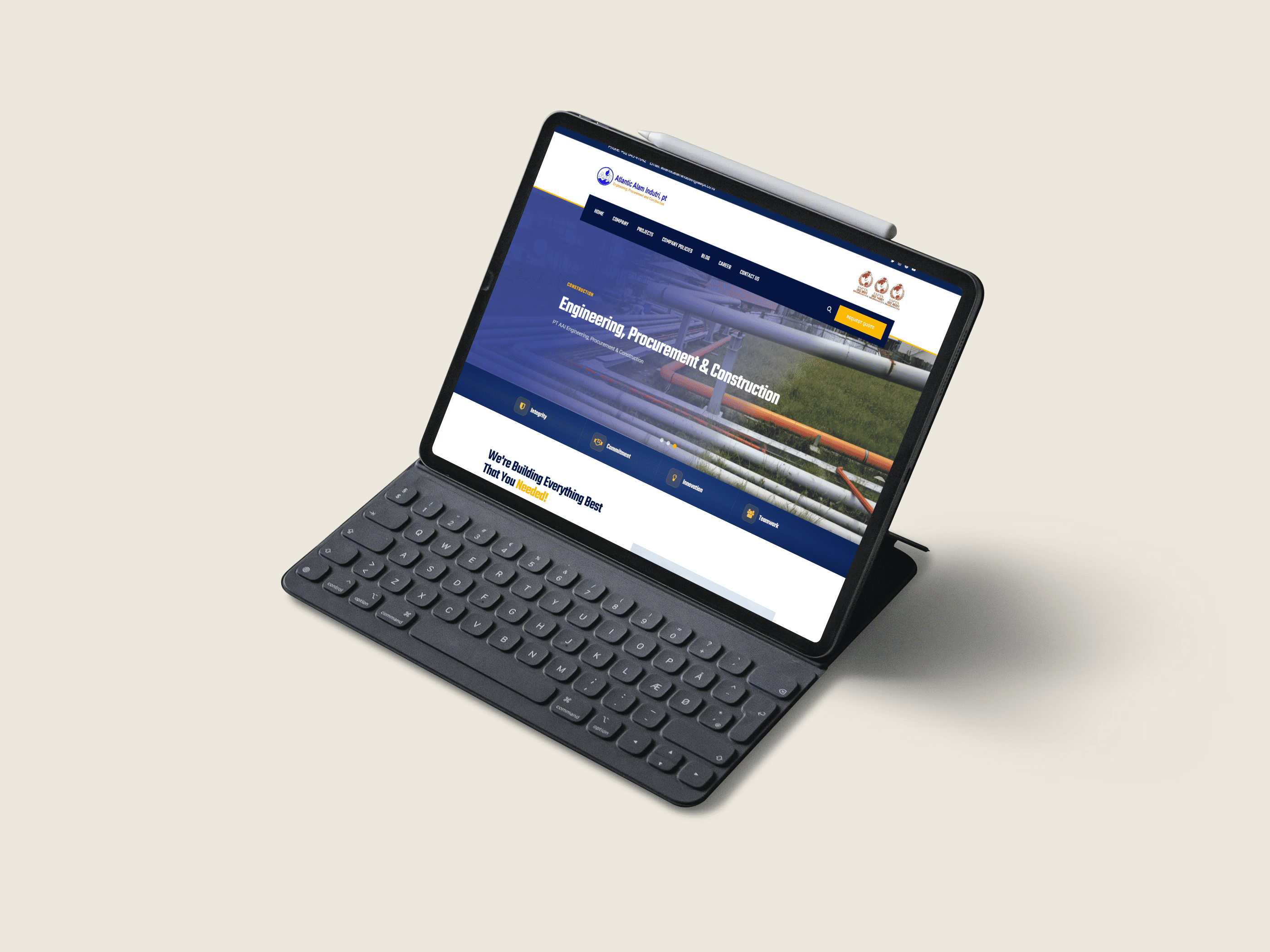 Company Profile AAI – Sistem Manajemen Konten (CMS)